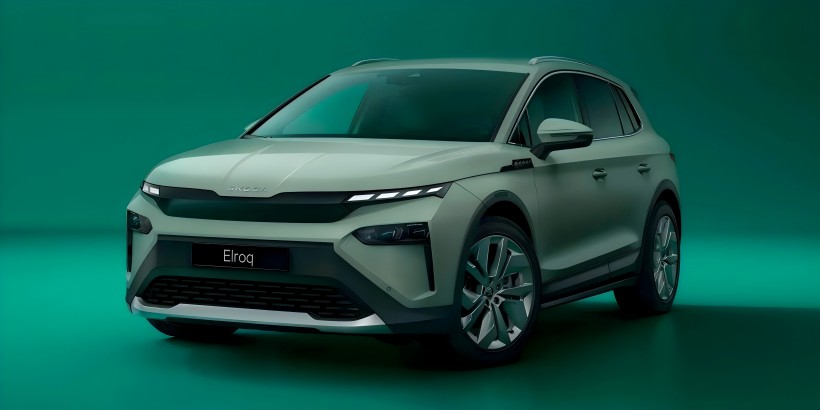 Тизер изображение škoda elroq vrs: внедорожник электрических характеристик для использования в семье, разбивая 100 км/ч менее чем за 6 секунд