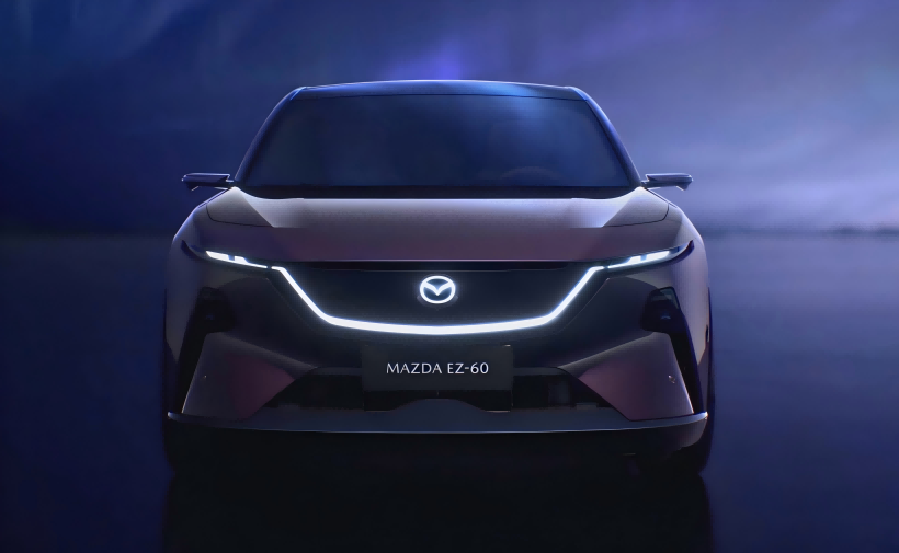 Официальные изображения Mazda ez - 60. Дизайн чрезвычайно футуристический. Он сделает свой первый дебют 23 апреля.